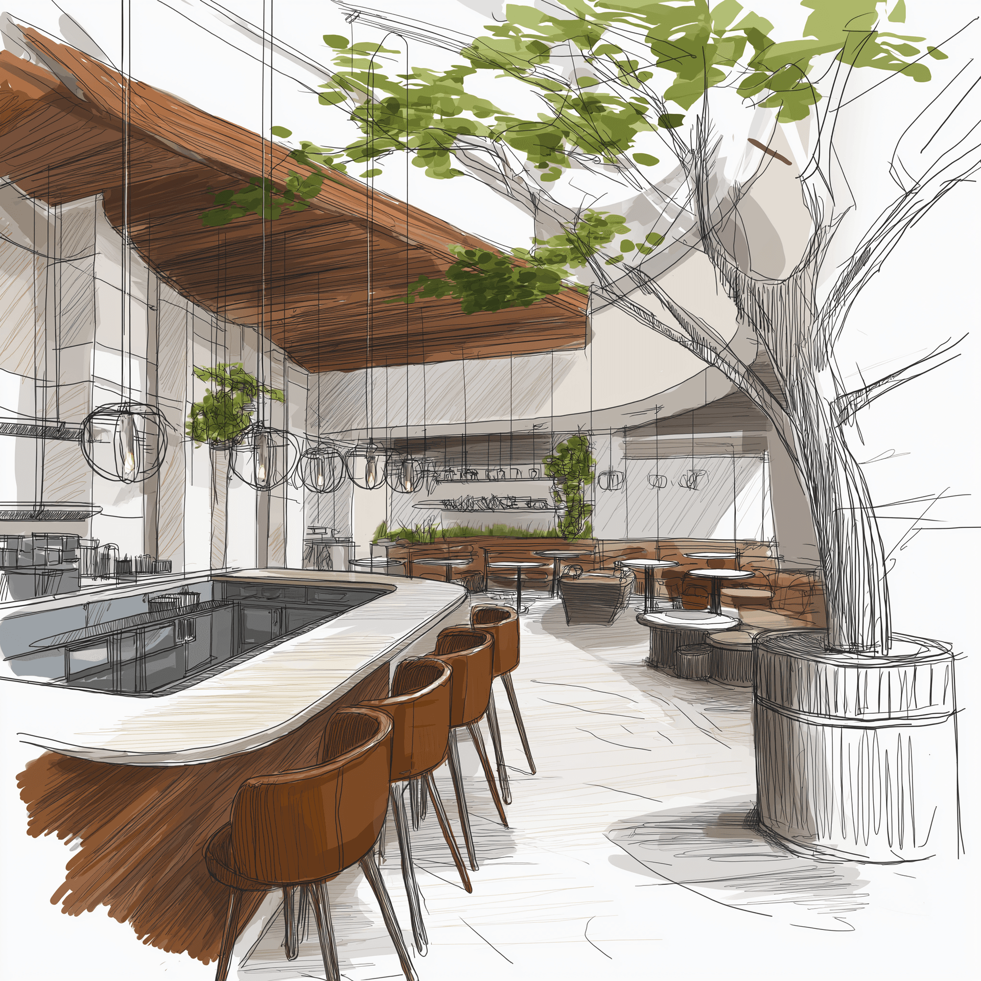 Bureau moderne conçu et réalisé par MountWork Studio